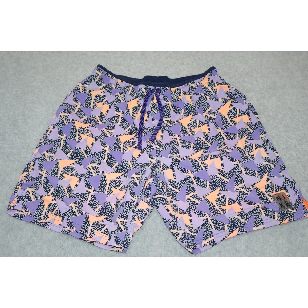 Nike Swim Shorts Men Small 90's Saved by The Bell Style Mesh Lined Gym Workout